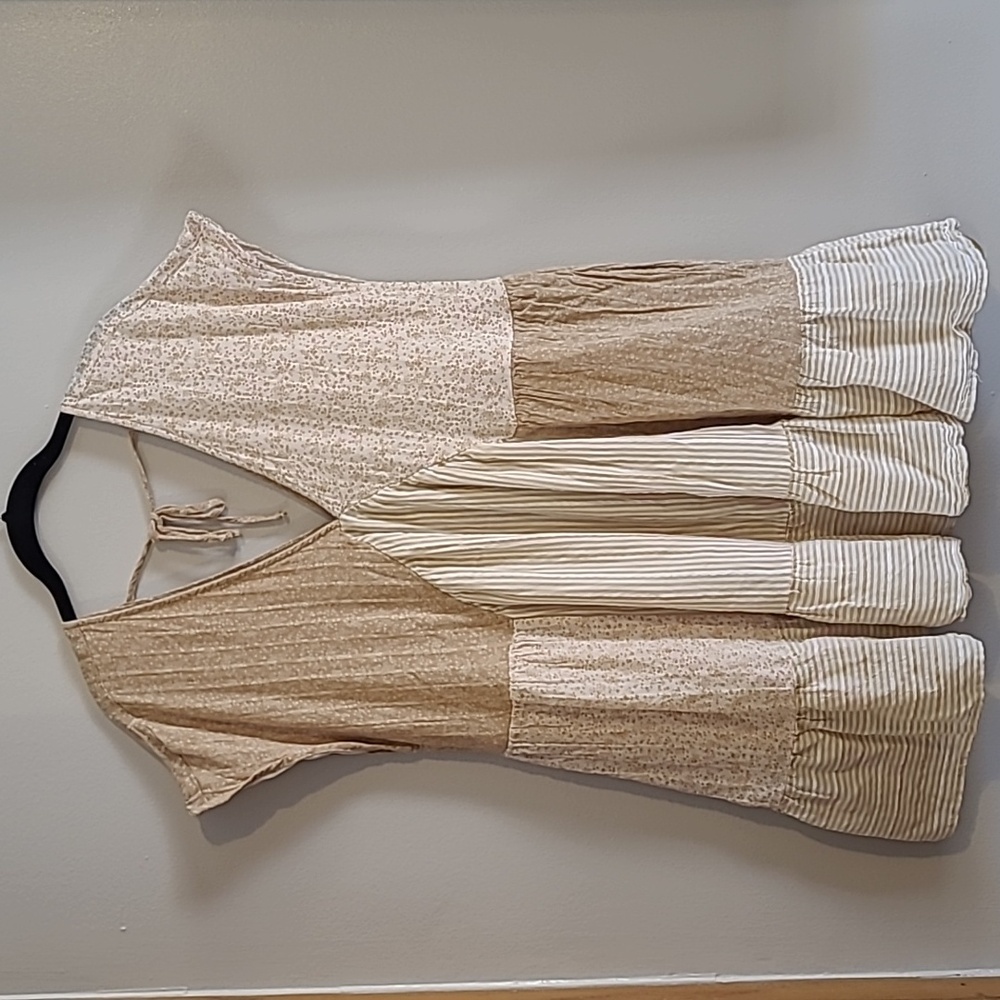 American Eagle Patchwork Oversized Swing Dress Sz… - image 4